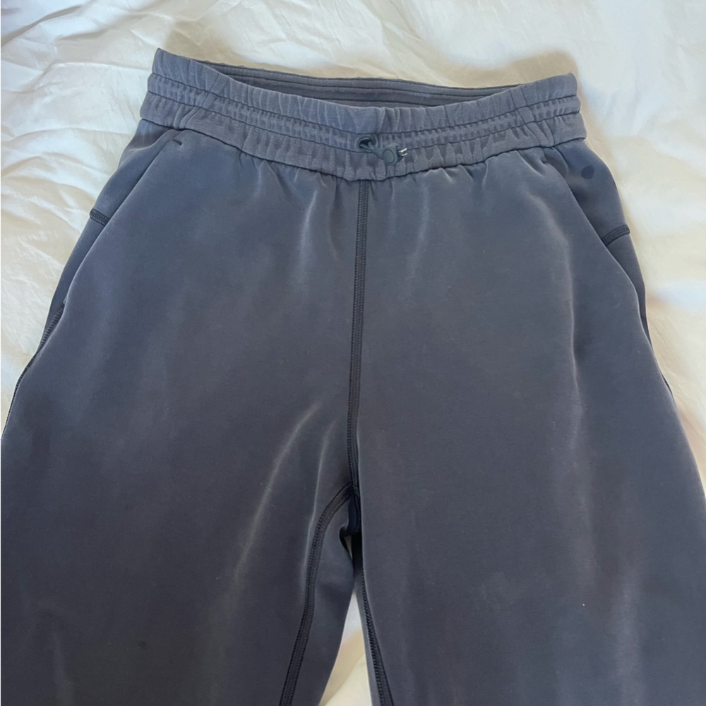 SOLD Dark grey Lululemon softstreme wide leg pants size 4